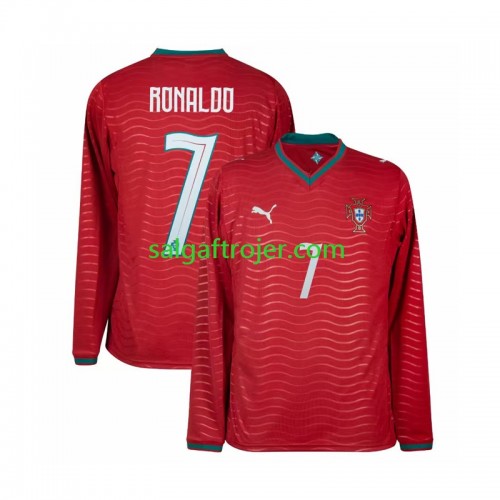 Portugal Cristiano Ronaldo 7 Fodboldtrøjer Hjemmebanesæt World Cup 2026 Langærmet Portugal Cristiano Ronaldo 7 Fodboldtrøjer Hjemmebanesæt World Cup 2026 Langærmet